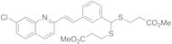 3,3'-[[[3-[(1E)-2-(7-Chloro-2-quinolinyl)ethenyl]phenyl]methylene]bis(thio)]bis-propanoic Acid 1,1…