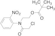 2-(2-Chloro-N-(2-nitrophenyl)acetamido)ethyl Pivalate