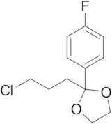 2-(3-Chloropropyl)-2-(4-fluorophenyl)-1,3-dioxolane (~90%)