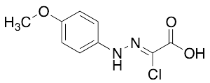 2-Chloro-2-[2-(4-methoxyphenyl)hydrazinylidene]acetic Acid