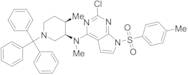 2-Chloro-N-methyl-7-[(4-methylphenyl)sulfonyl]-N-[(3R,4R)-4-methyl-1-(triphenylmethyl)-3-piperidin…