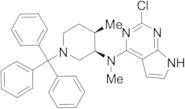 2-Chloro-N-methyl-N-[(3R,4R)-4-methyl-1-(triphenylmethyl)-3-piperidinyl]-7H-pyrrolo[2,3-d]pyrimi...