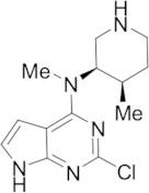 2-Chloro-N-methyl-N-[(3R,4R)-4-methyl-3-piperidinyl]-7H-pyrrolo[2,3-d]pyrimidin-4-amine