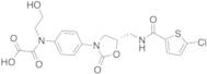 2-[[4-[(5S)-5-[[[(5-​Chloro-​2-​thienyl)carbonyl]amino]methyl]​-2-oxo-3-oxazolidinyl]​phenyl](2-hydroxyethyl)amino]-2-oxo-acetic Acid