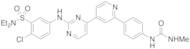 2-Chloro-N,N-diethyl-5-[[4-[2-[4-[[(methylamino)carbonyl]amino]phenyl]-4-pyridinyl]-2-pyrimidinyl]amino]benzenesulfonamide