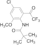 N-(4-Chloro-2-trifluoroacetyl-6-methoxyphenyl)-2,2-dimethylpropanamide