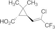 trans-3-(2-Chloro-3,3,3-trifluoro-1-propenyl)-2,2-dimethyl-cyclopropanecarboxylic Acid