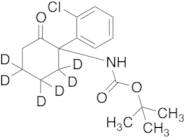 N-​[1-​(2-​Chlorophenyl)​-​2-​oxocyclohexyl]​-​carbamic-d6 Acid 1,​1-​Dimethylethyl Ester