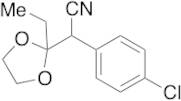a-(4-Chlorophenyl)-2-ethyl-1,3-dioxolane-2-acetonitrile