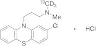 Chlorpromazine-13C,d3 Hydrochloride