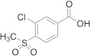 3-Chloro-4-(methylsulfonyl)-benzoic Acid