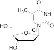 1-((2S,3R,4S,5S)-3-Chloro-4-hydroxy-5-(hydroxymethyl)tetrahydrofuran-2-yl)-5-methylpyrimidine-2,4(…