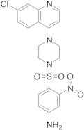 4-((4-(7-Chloroquinolin-4-yl)piperazin-1-yl)sulfonyl)-3-nitroaniline