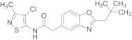 N-(4-Chloro-3-methyl-5-isothiazolyl)-2-(2,2-dimethylpropyl)-5-benzoxazoleacetamide