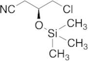 (3S)-4-Chloro-3-[(trimethylsilyl)oxy]butanenitrile