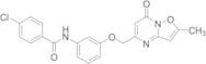 4-Chloro-N-[3-[(2-methyl-7-oxo-7H-isoxazolo[2,3-a]pyrimidin-5-yl)methoxy]phenyl]benzamide