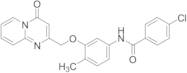 4-Chloro-N-[4-methyl-3-[(4-oxo-4H-pyrido[1,2-a]pyrimidin-2-yl)methoxy]phenyl]benzamide