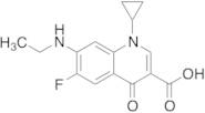 1-Cyclopropyl-7-(ethylamino)-6-fluoro-1,4-dihydro-4-oxo-3-quinolinecarboxylic Acid