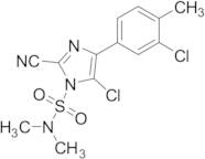 5-Chloro-4-(3-chloro-4-methylphenyl)-2-cyano-N,N-dimethyl-1H-imidazole-1-sulfonamide