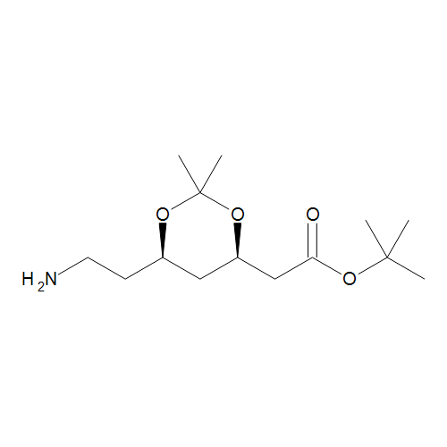 (4R,cis)-1,1-Dimethylethyl-6-aminoethyl-2,2-dimethyl-1,3-dioxane-4-acetate