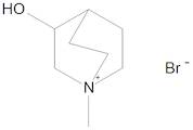 3-​Hydroxy-​1-​methyl-​1-​azabicyclo[2.2.2]​octan-​1-​ium Bromide
