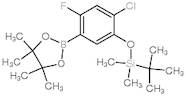 4-Chloro-2-fluoro-5-(TBDMSO)phenylboronic Acid Pinacol Ester