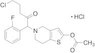 5-(5-Chloro-1-(2-fluorophenyl)-2-oxopentyl)-4,5,6,7-tetrahydrothieno[3,2-c]pyridin-2-yl Acetate Hydrochloride