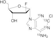 alpha-Clofarabine-15N3, 13C