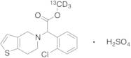 rac Clopidogrel-13C,d3 Hydrogen Sulfate