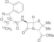Cloxacillin-13C4 Sodium Salt