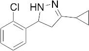 5-​(2-​Chlorophenyl)​-​3-​cyclopropyl-​4,​5-​dihydro-1H-​pyrazole