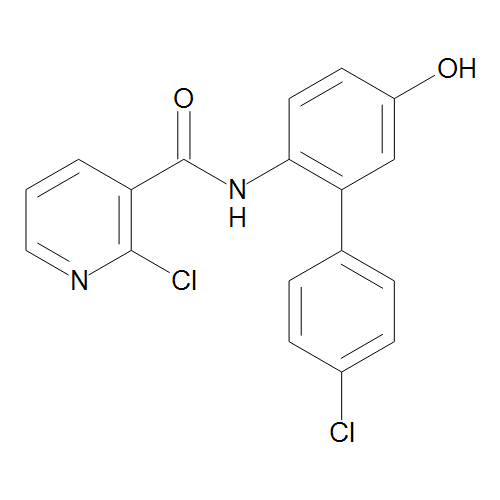 2-Chloro-N-(4'-chloro-5-hydroxy[1,1'-biphenyl]-2-yl)-3-pyridinecarboxamide