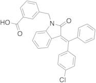 3-[[(3E)-3-[(4-Chlorophenyl)phenylmethylene]-2,3-dihydro-2-oxo-1H-indol-1-yl]methyl]benzoic Acid