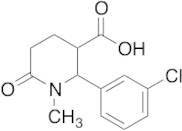 2-(3-chlorophenyl)-1-methyl-6-oxopiperidine-3-carboxylic acid