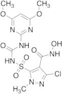 3-chloro-5-[[[[(4,6-dimethoxy-2-pyrimidinyl)amino]carbonyl]amino]sulfonyl]-N-hydroxy-1-methyl-1H-Pyrazole-4-carboxamide