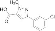 3-(3-Chlorophenyl)-1-methyl-1H-pyrazole-5-carboxylic Acid