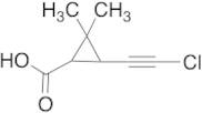 3-(2-Chloroethynyl)-2,2-dimethylcyclopropanecarboxylic Acid