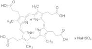 Coproporphyrin III-15N4 Sodium BIsulfate Salt