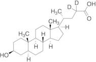 5α-Cholanic Acid-3β-ol-23,23-d2 “(contains ~1% d0)