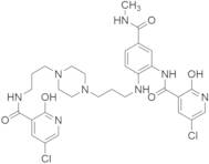 5-Chloro-N-(3-(4-(3-((2-(5-chloro-2-hydroxybenzamido)-4-(methylcarbamoyl)phenyl)amino)propyl)piperazin-1-yl)propyl)-2-hydroxynicotinamide