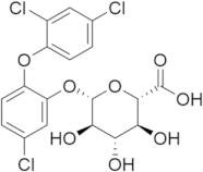 5-Chloro-2-(2,4-dichlorophenoxy)phenyl beta-D-Glucopyranosiduronic Acid