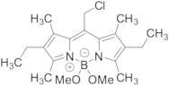 meso-Chloromethyl Diethyl Des-difluoro Tetramethyl Dimethoxy BODIPY