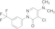 4-chloro-5-(dimethylamino)-2-(3-(trifluoromethyl)phenyl)pyridazin-3(2H)-one