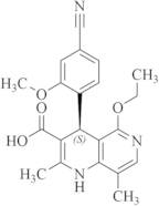 4-(4-Cyano-2-methoxyphenyl)-5-ethoxy-2,8-dimethyl-1,4-dihydro-1,6-naphthyridine-3-carboxylic Acid