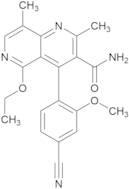 4-(4-Cyano-2-methoxyphenyl)-5-ethoxy-2,8-dimethyl-1,4-dihydro-1,6-naphthyridine-3-carboxamide