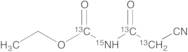 N-Cyanoacetylurethane-13C3,15N2
