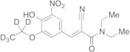 (2E)-2-Cyano-3-(3-ethoxy-4-hydroxy-5-nitrophenyl)-N,N-diethyl-2-propenamide-d5