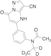 N-(3-(3-Cyano-7-oxo-4,7-dihydropyrazolo[1,5-a]pyrimidin-5-yl)phenyl)-N-(ethyl-d5)acetamide
