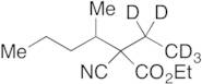 2-Cyano-2-ethyl-3-methylhexanoic Acid Ethyl Ester-d5