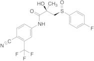 (2R)-N-[4-Cyano-3-(trifluoromethyl)phenyl]-3-[(R)-(4-fluorophenyl)sulfinyl]-2-hydroxy-2-methylprop…